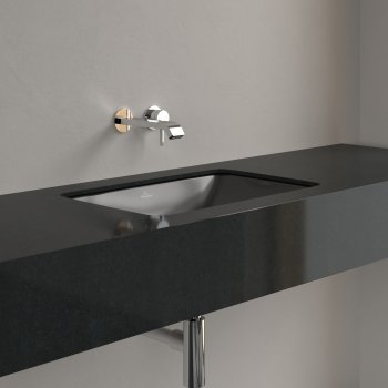 Раковина под столешницу Villeroy & Boch Loop & Friends, прямоугольная, 54×34 см, чёрный